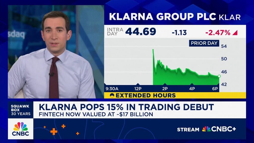 Klarna stock jumps 15% in NYSE debut after pricing IPO above range Klarna stock jumps 15% in NYSE debut after pricing IPO above range
